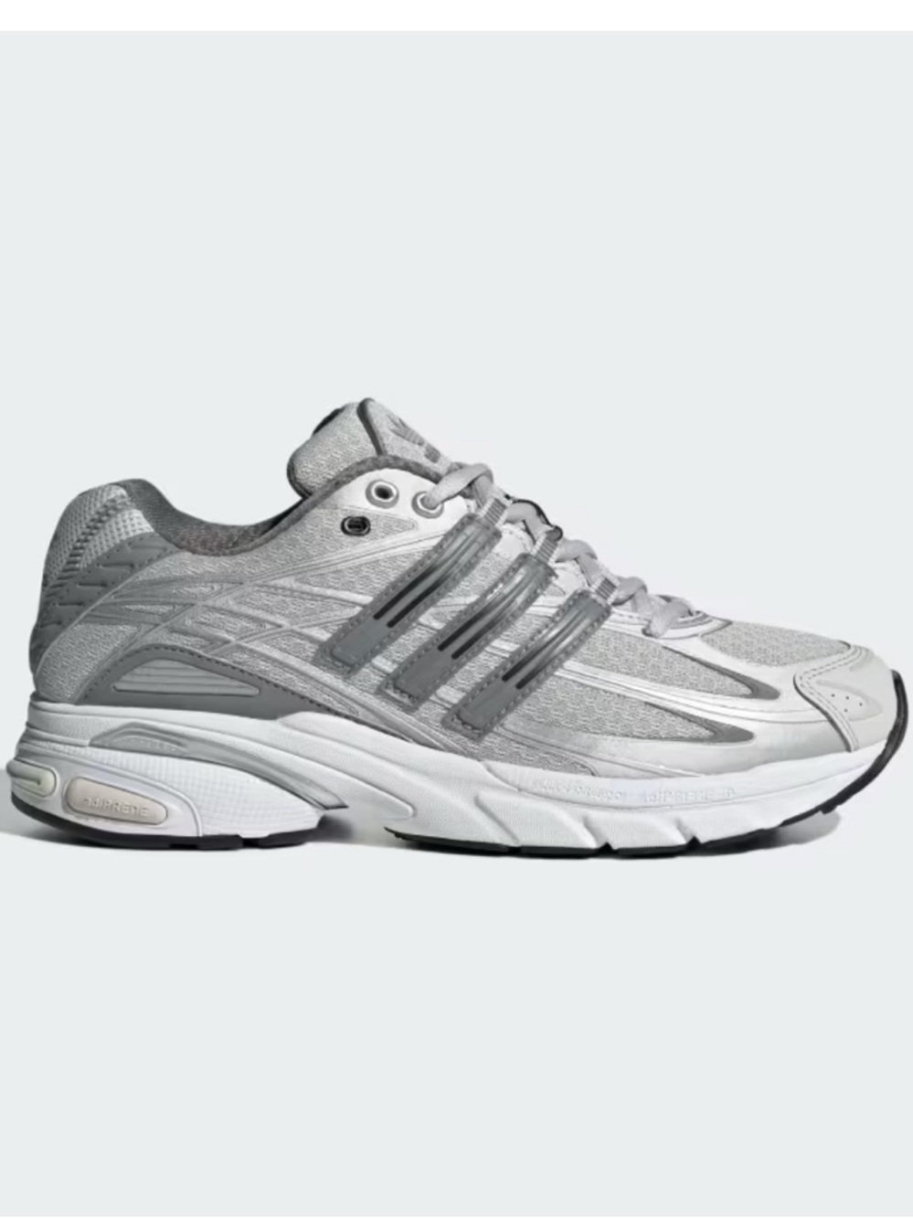 ADIDAS ADISTAR Core Black Gray Cloud Patterned Cushion Sneaker Interior NEW